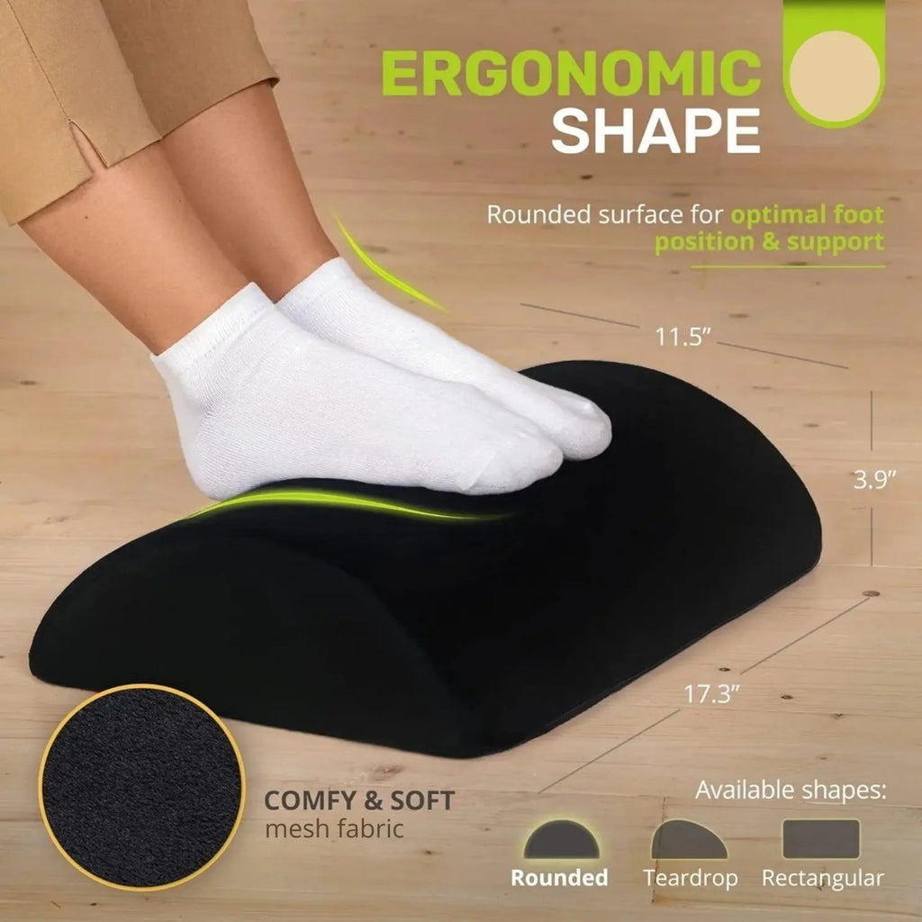 Ergonomic Under Desk Comfort Rest Cushion with Soft Foam Design for Work and Home Seating