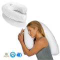 U-Shape Contour Pillow with Ear Space for Side Sleeping and Ergonomic Alignment