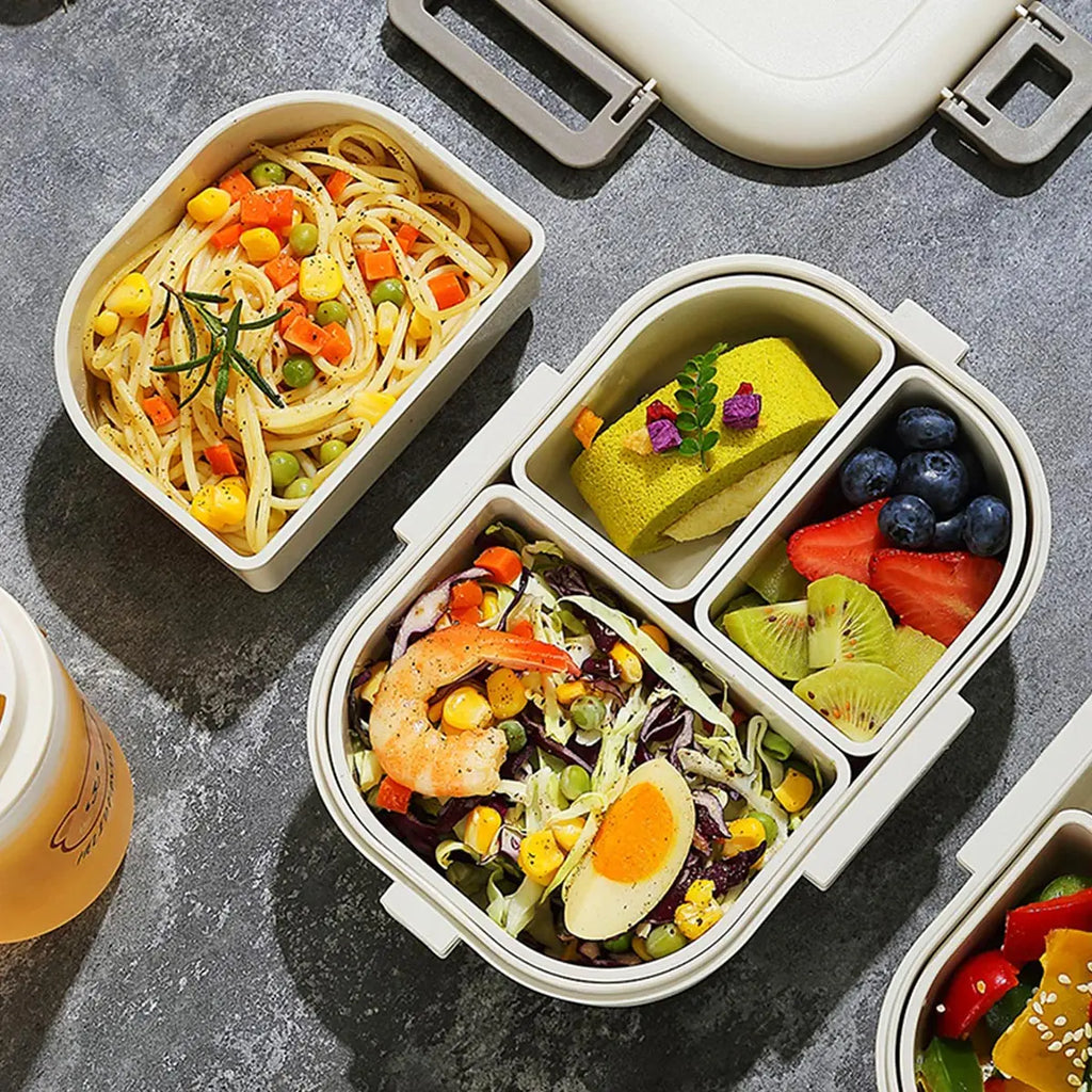 FreshMate Portable Bento Lunch Box – Leak-Proof On-The-Go Meal Prep Solution for Fresh, Tasty Lunches