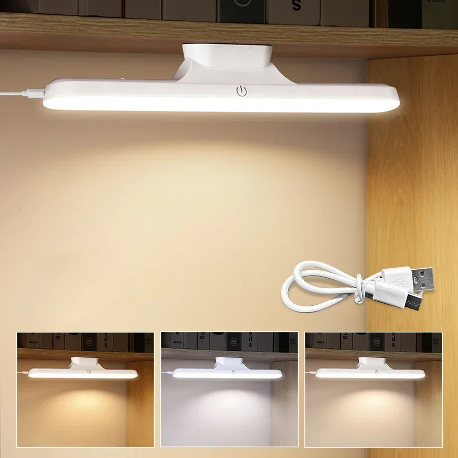 Rechargeable Magnetic Mirror Light with Adjustable LED Design for Closet and Vanity Use
