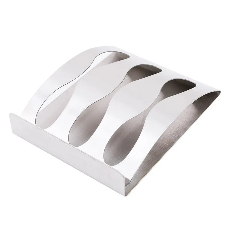 Self Adhesive Toothbrush Holder with Stainless Steel Hook Design for Bathroom Wall Storage