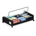 Rolling Under Bed Storage Drawer with Wheels for Clothes