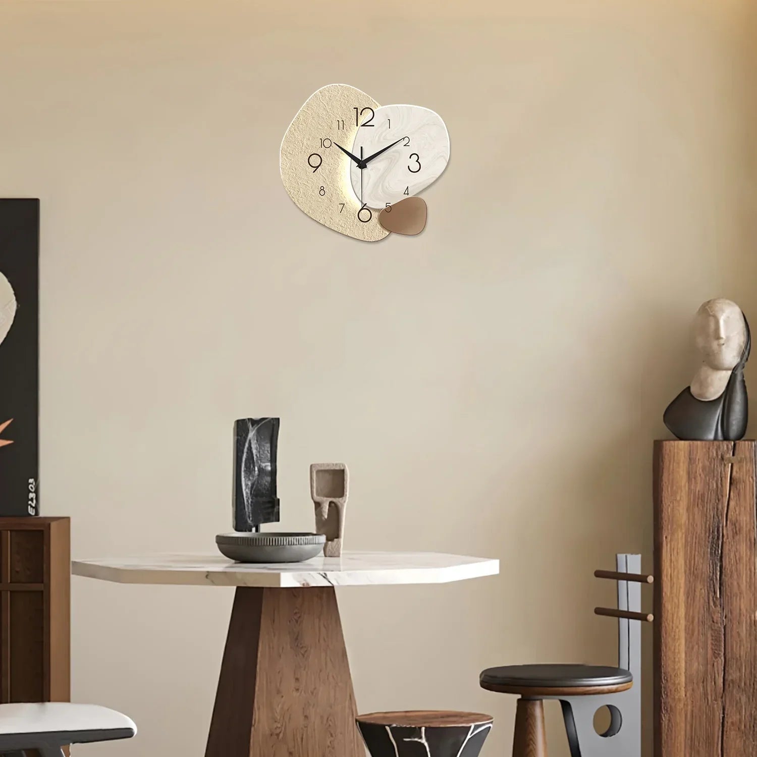 TempoStone Wall Clock - Sleek, Timeless Design for Your Space