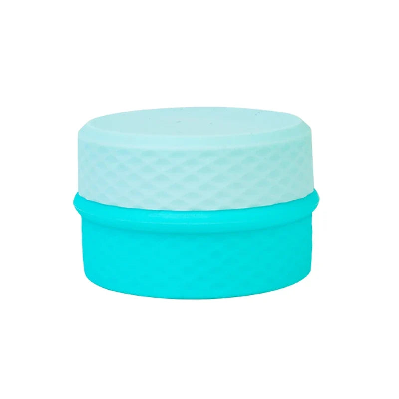 3-in-1 Cosmetic Storage Box with Silicone Travel Containers for Toiletries Jewelry and Small Items