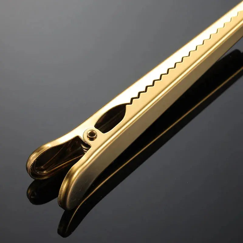 Stainless Steel Coffee Scoop with Clip Multi Function Measuring Spoon and Bag Sealing Tool