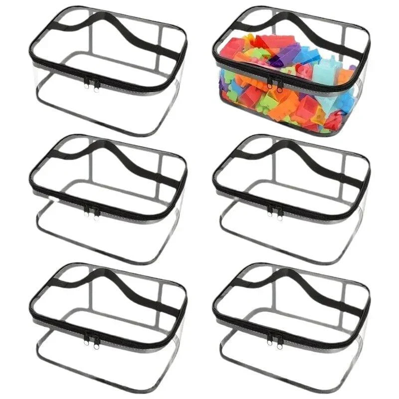Clear Mesh Toy Storage Bag – See-Through, Breathable Toy Organizer
