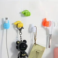 10Pcs Cable Organizer Clips with No Drill Adhesive Plastic Hooks for Charging Cables and Cord Storage