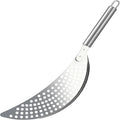 Stainless Steel Pot Strainer Set with Moon and Double Handle Designs for Pasta Rice and Stock Draining
