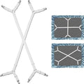 Adjustable Bed Sheet Fastener Straps with High Elastic Crisscross Design for Secure Bedding