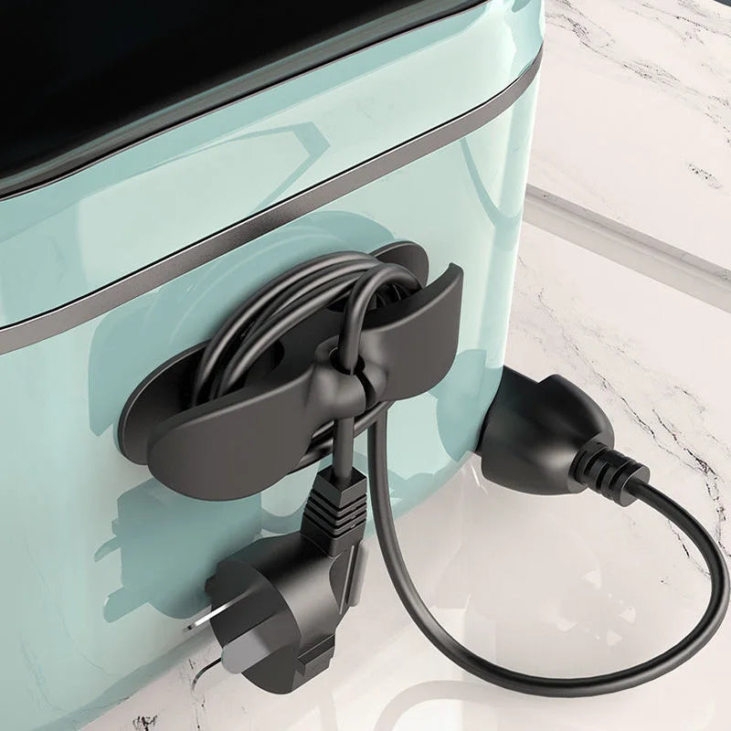 Silicone Cord Organizer for Kitchen Appliances with Strong Adhesive Cable Holder for Mixer Blender Coffee Maker and More