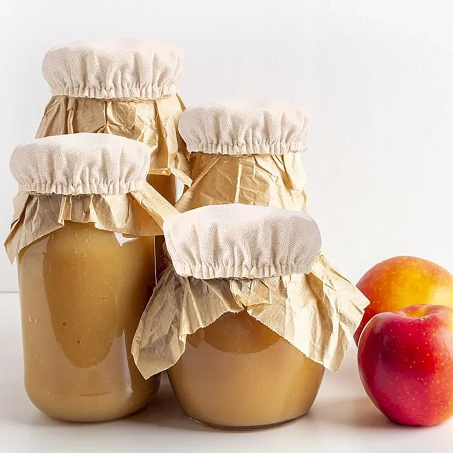 Elastic Cloth Jar Covers Reusable Fabric Bowl Covers for Sourdough Proofing and Kitchen Storage
