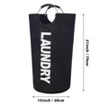 Collapsible Laundry Hamper Basket with Waterproof Fabric Design and Padded Carry Handles