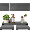 3Pcs Sink Tray Water Absorbent Stone Holder for Soap Sponge and Bathroom Kitchen Counter Use