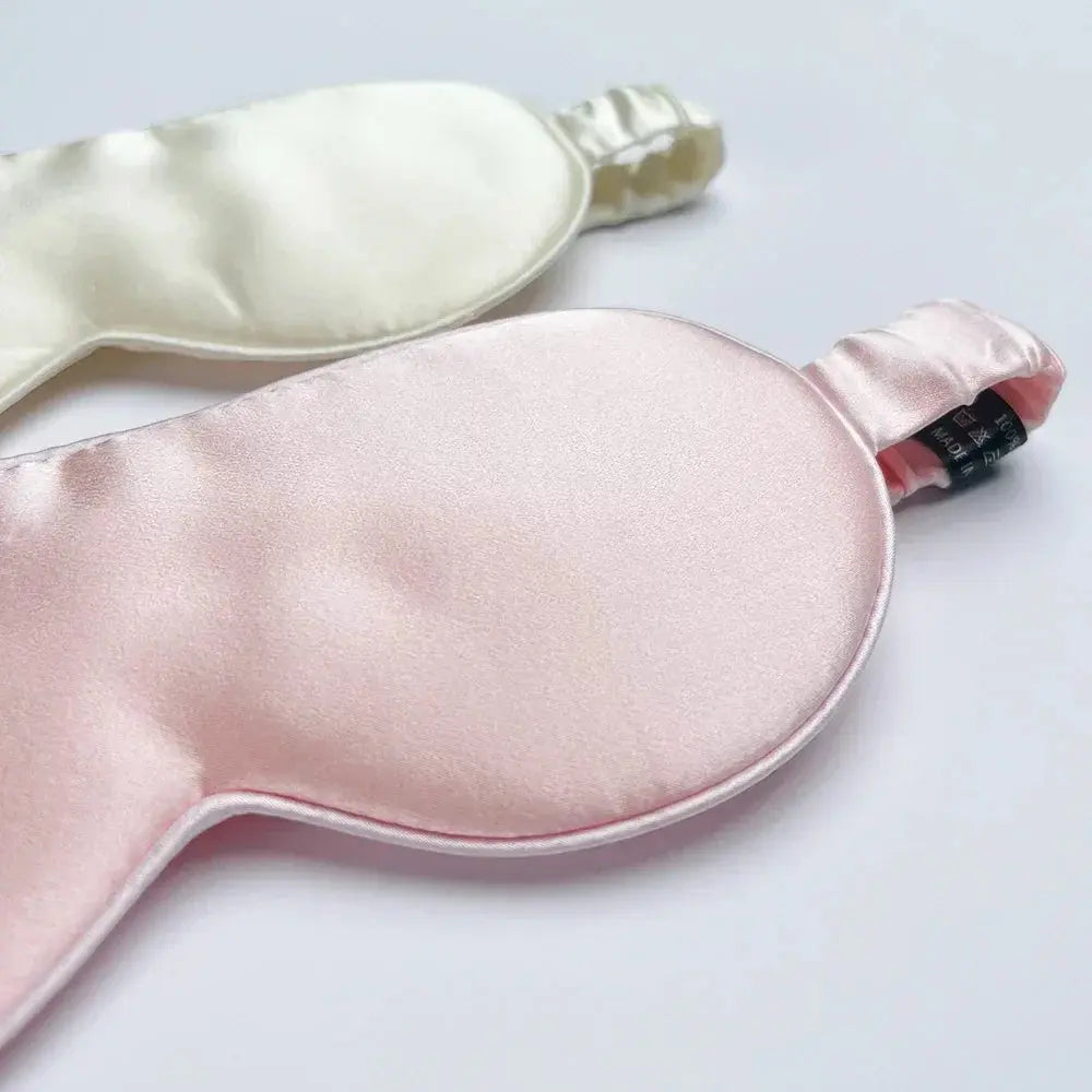 Bamboo Sleep Mask with Adjustable Strap and Light Blocking for Travel and Rest