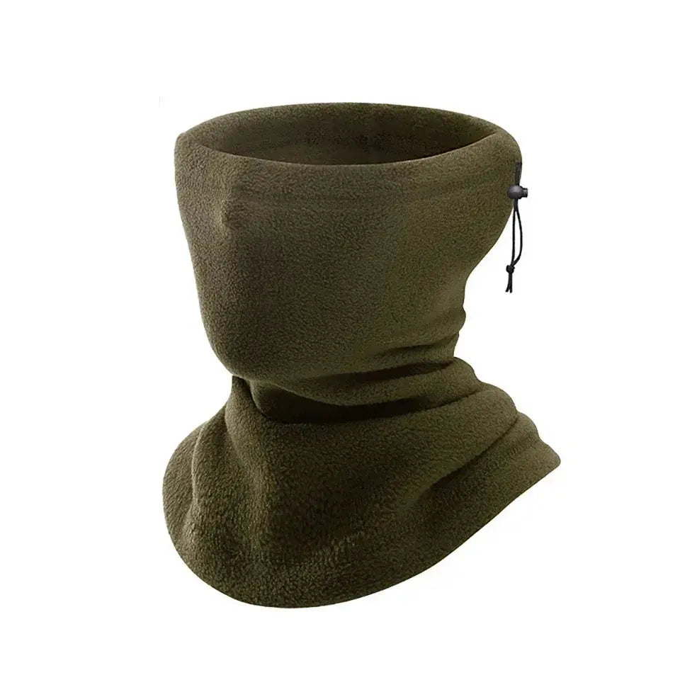 Windproof Fleece Balaclava Half Mask with Breathable Insulation for Winter Riding and Outdoor Activities