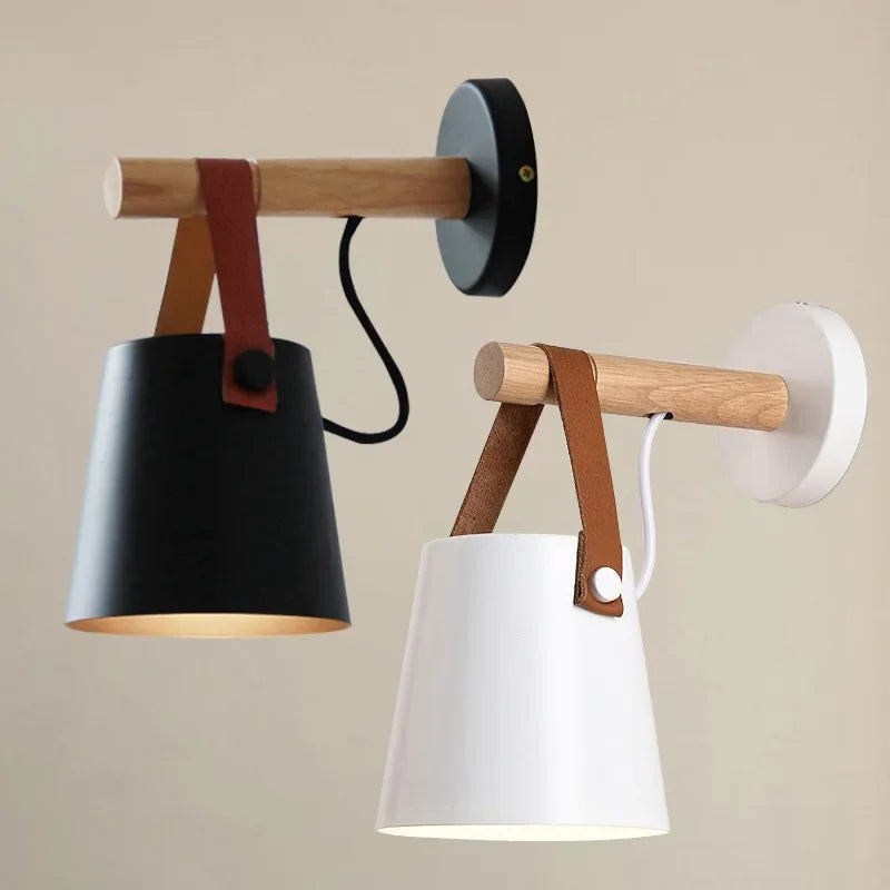 Modern Wall Sconce with LED E27 Design for Bedrooms Hallways and Study Areas