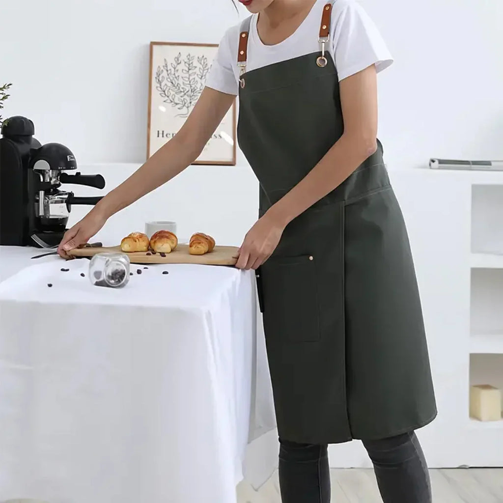 WorkEase Waterproof Canvas Apron — Durable Protection for Any Job