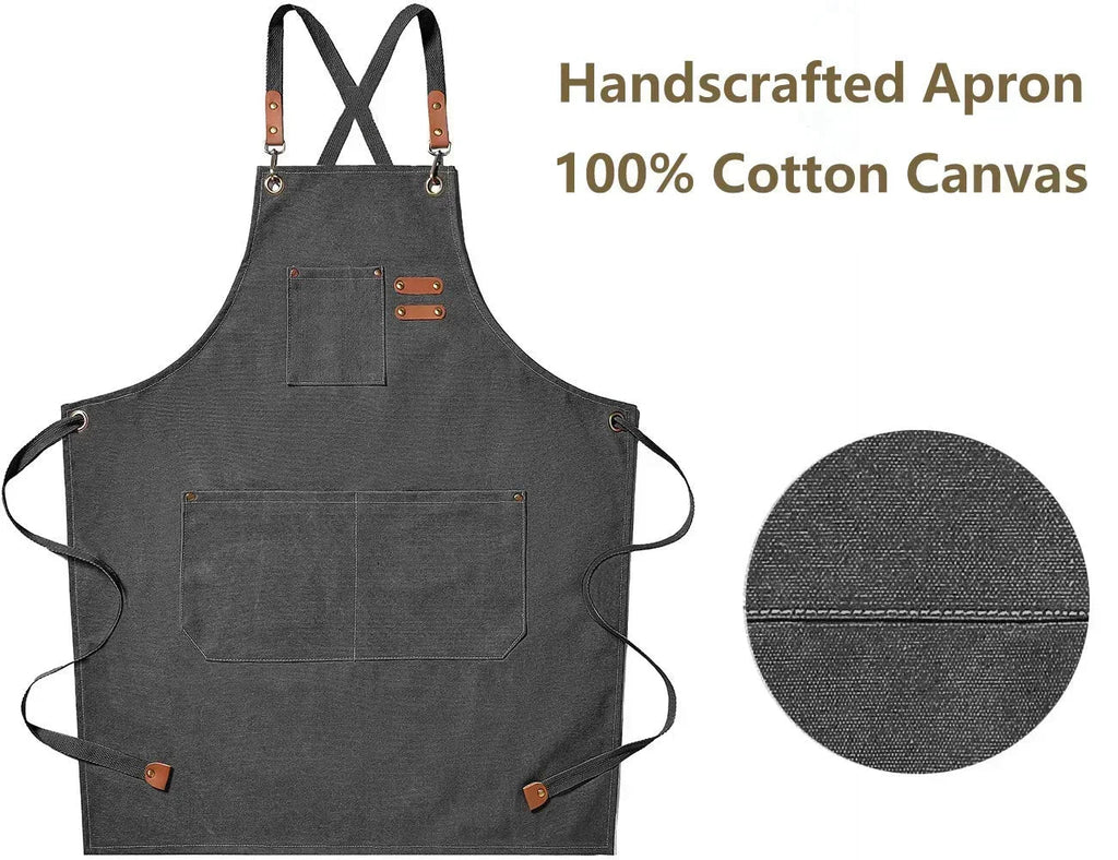 ProWear Canvas Kitchen Apron – Durable, Easy-Clean Apron for Home Chefs