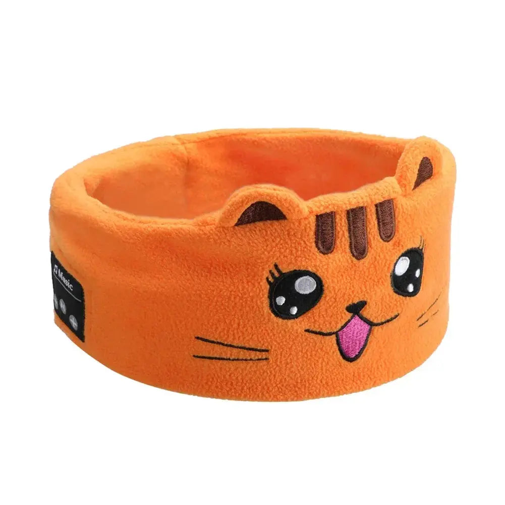 Bluetooth 5.0 Music Sleep Mask for Kids with Built-in Stereo Speakers and Hands-Free Control