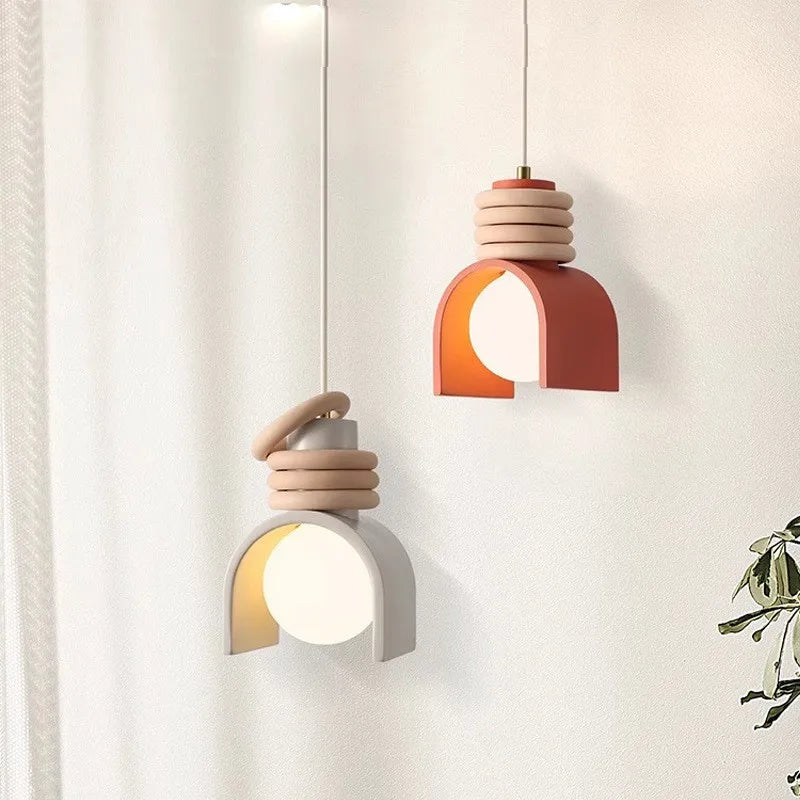 Wabi-Sabi Resin Pendant Light - Handcrafted Zen-Inspired Pendant Lamp for Ambient Glow