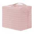 Fold Down Travel Makeup Bag with Waterproof Hanging Design and No Spill Cosmetic Storage Compartments