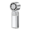 Portable Handheld Fan with Semiconductor Cooling Plate, 6000mAh Battery and Foldable Neck Design for Travel and Outdoor Use