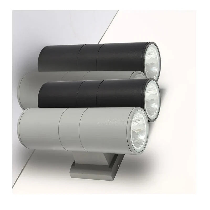 Sleek Modern Up & Down Outdoor Wall Light