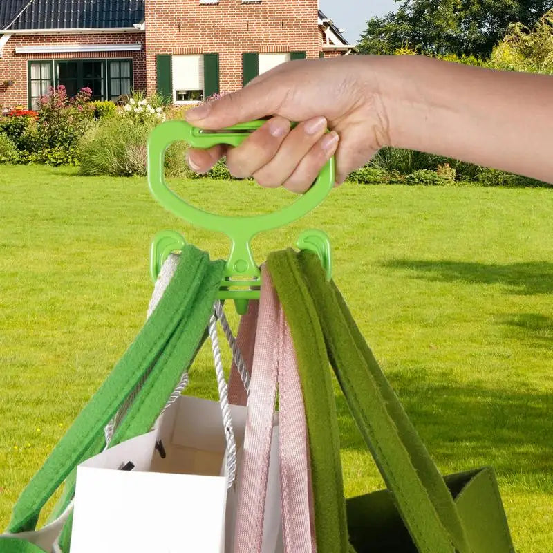 Heavy Duty Grocery Bag Carrier Handle with Comfortable Grip for Carrying Shopping Bags Buckets and Supplies