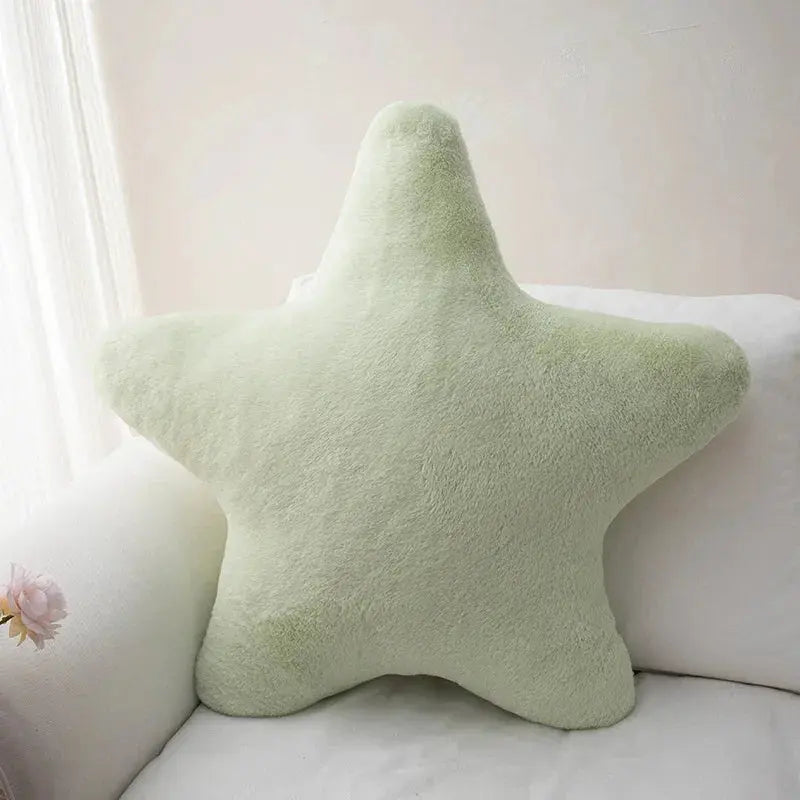 Plush Star Decorative Cushion with Soft Throw-Pillow Design for Kids’ Rooms, Bedrooms, and Cozy Living Spaces