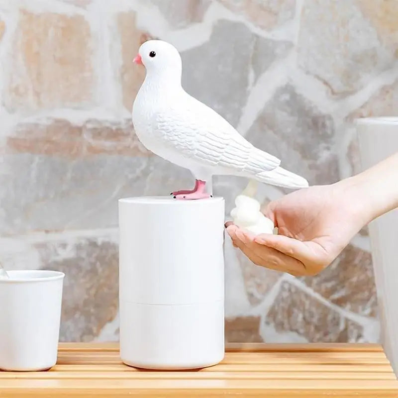 Pigeon Foam Dispenser with Automatic Touchless Sensor Design for Bathroom and Kitchen Hand Washing (11×6×4"/27×16×9cm)