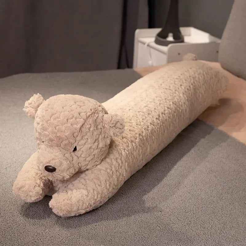 Large Rabbit Body Pillow with Long Plush Design for Sleeping and Decorative Use