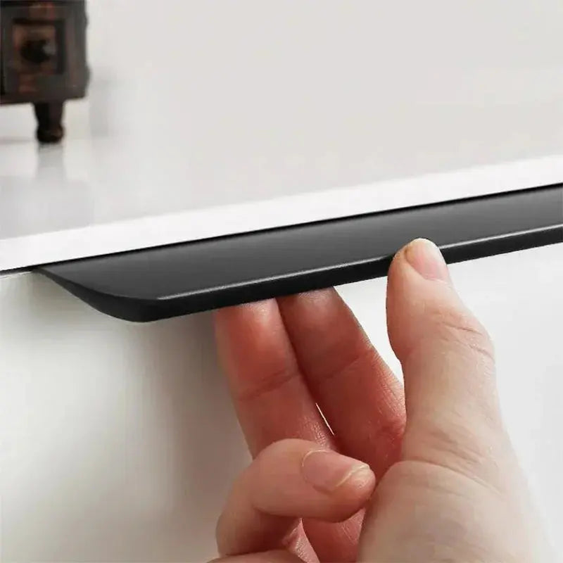 Aluminum Concealed Cabinet Edge Pull Handle for Kitchen Drawer Door (50 cm/ 19.7")