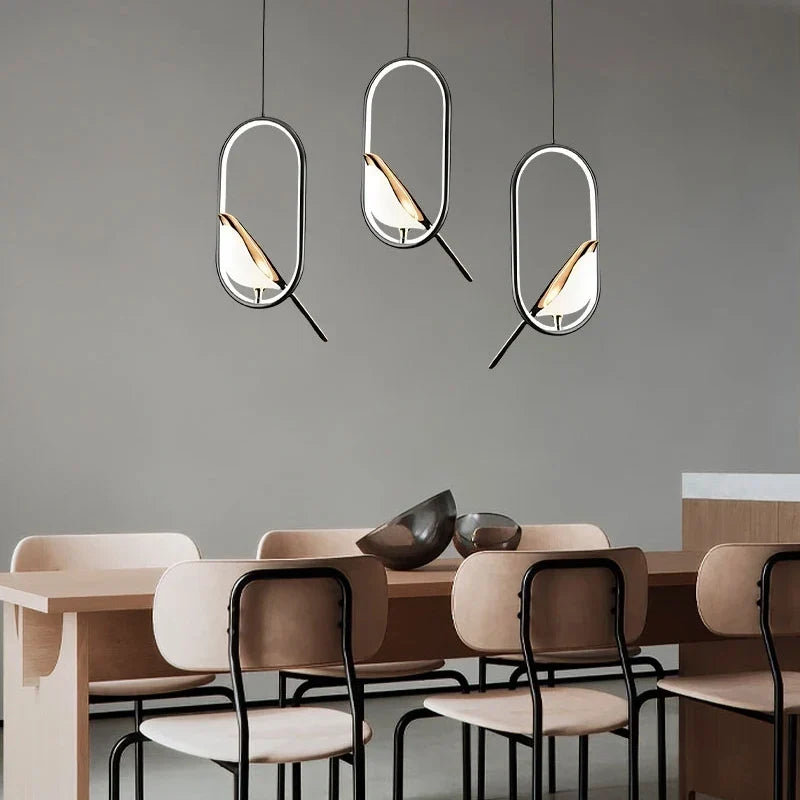 Magpie Pendant Light - Sleek, Bird-Inspired Ceiling Fixture for Modern Homes