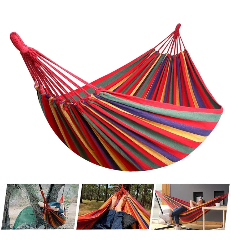 Premium Canvas Hammock for Ultimate Outdoor Relaxation