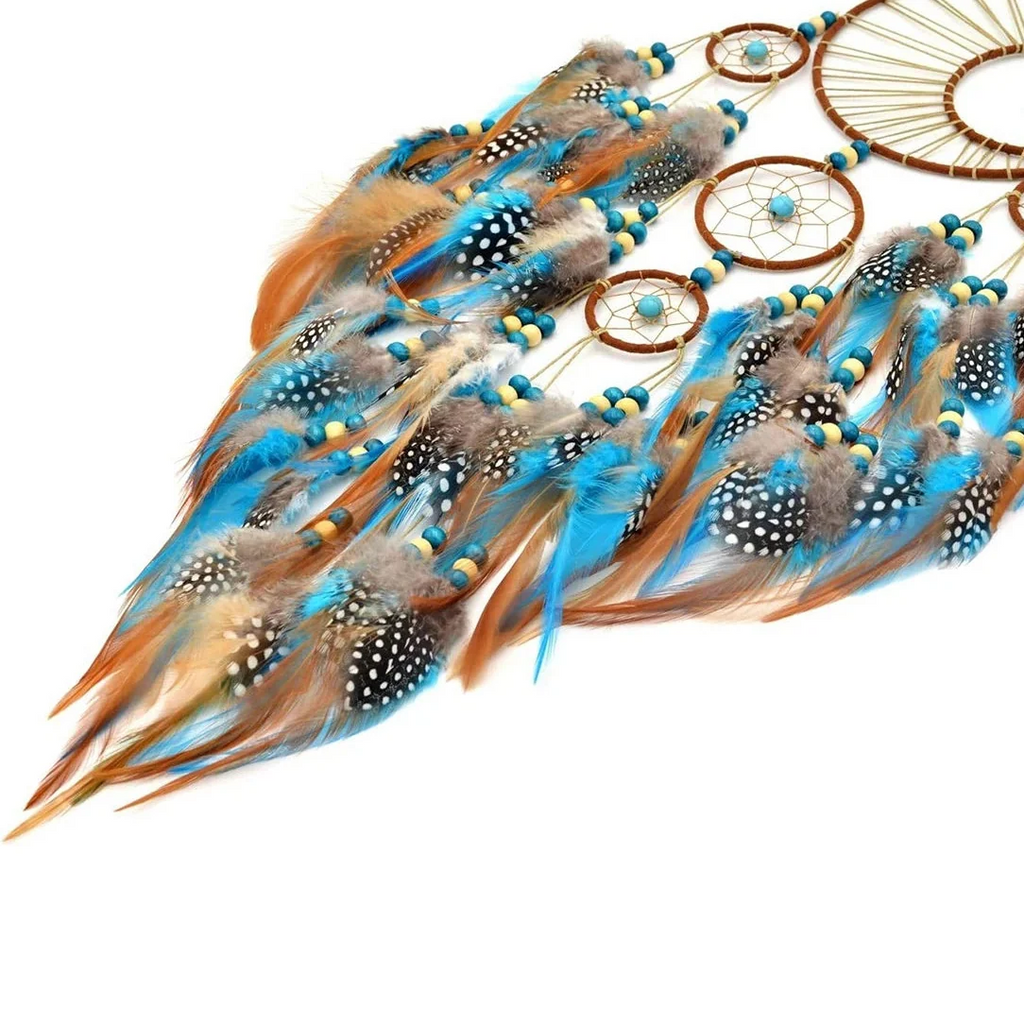 Handmade Boho Dream Catcher Wind Chime Wall Hanging for Bedroom Wedding Decor and Gift Use