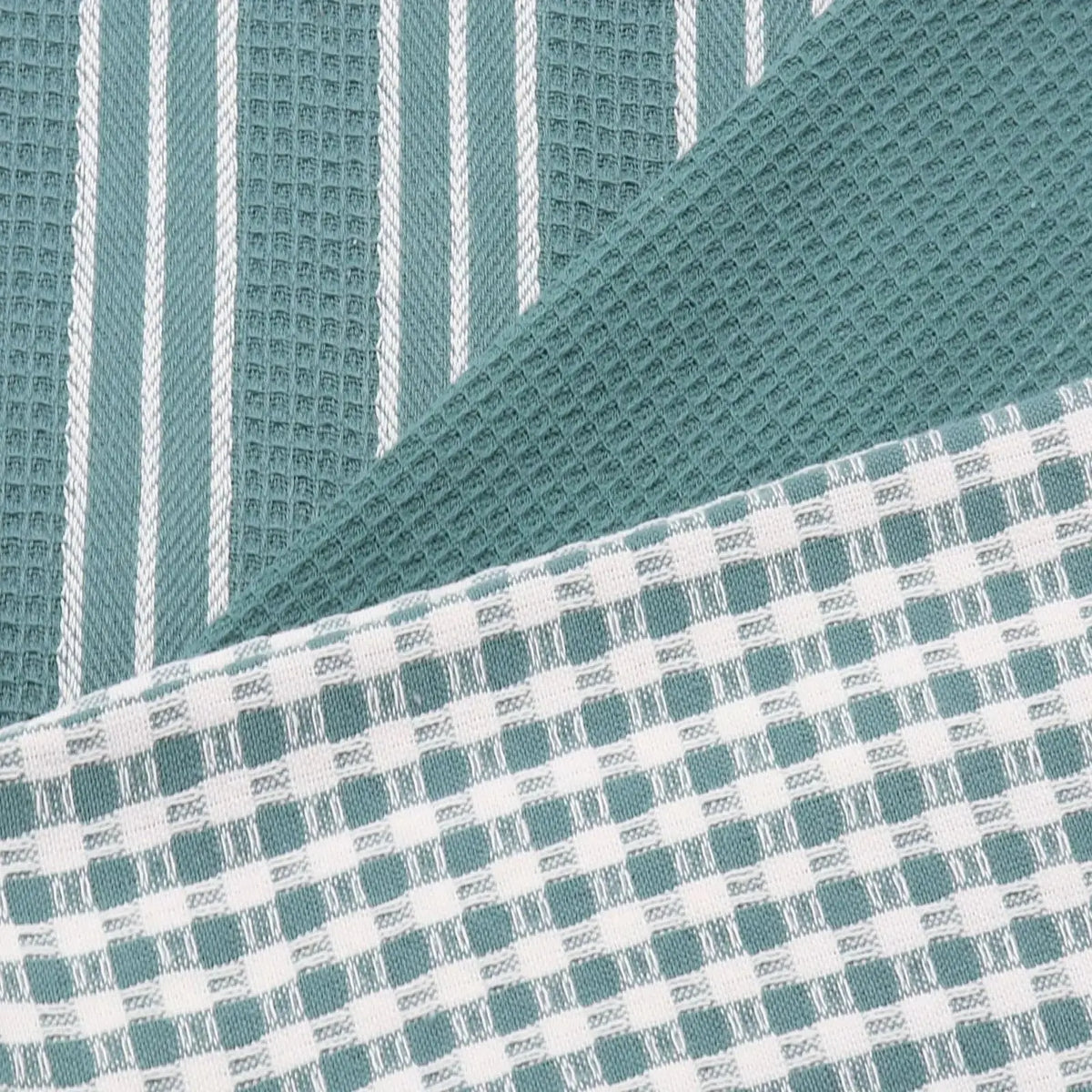 100% Cotton Flat Kitchen Towels 18 x 26 Inch Ultra Absorbent Soft Dish Towels