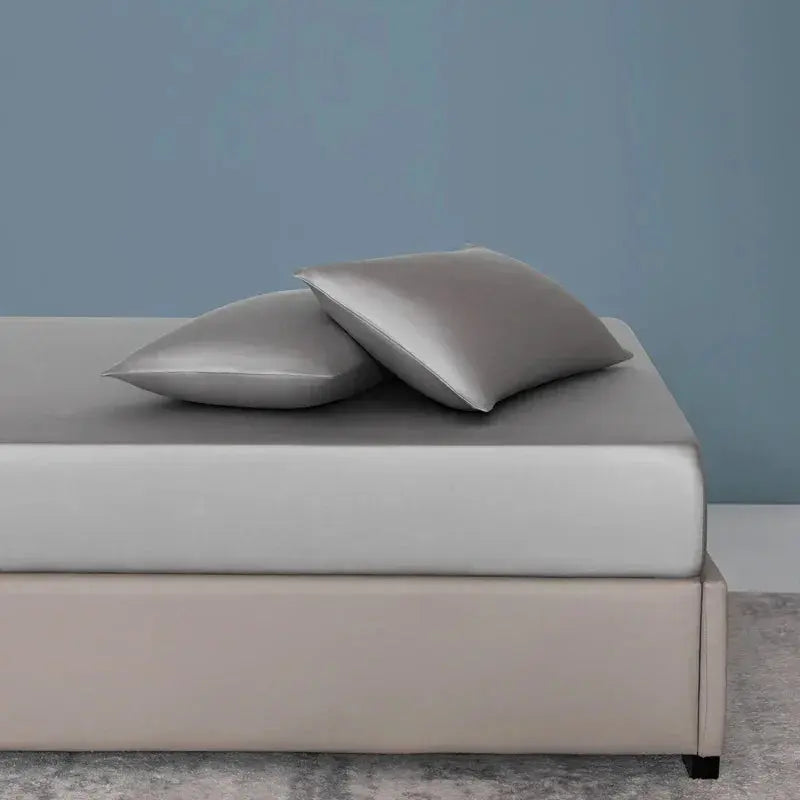 Bamboo Cooling Fitted Sheet with Deep Pocket and Smooth Weave for Everyday Bedding