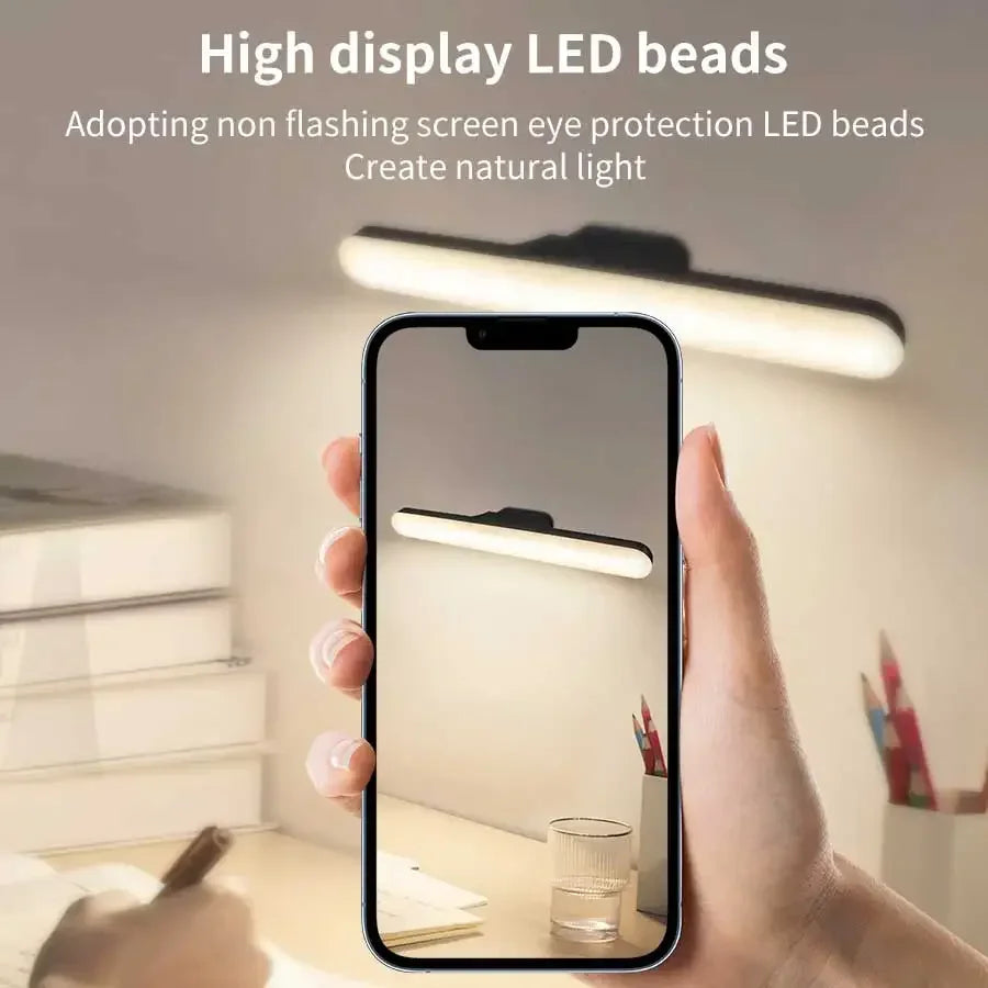 Rechargeable Magnetic Mirror Light with Adjustable LED Design for Closet and Vanity Use
