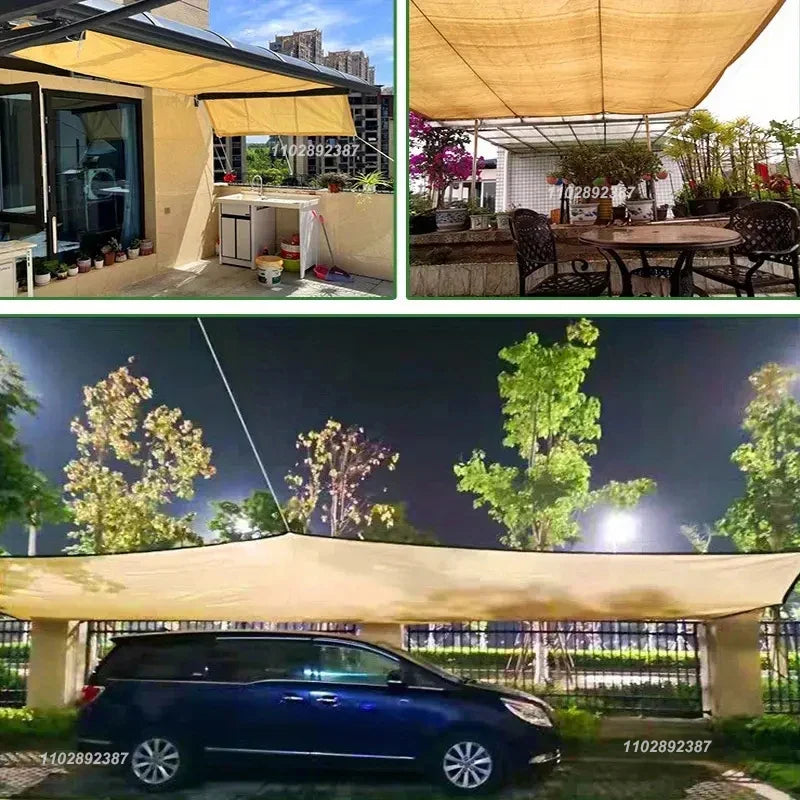HDPE Shade Net Cloth UV Protection Mesh Cover for Garden Plant Patio and Outdoor Sunshade Use