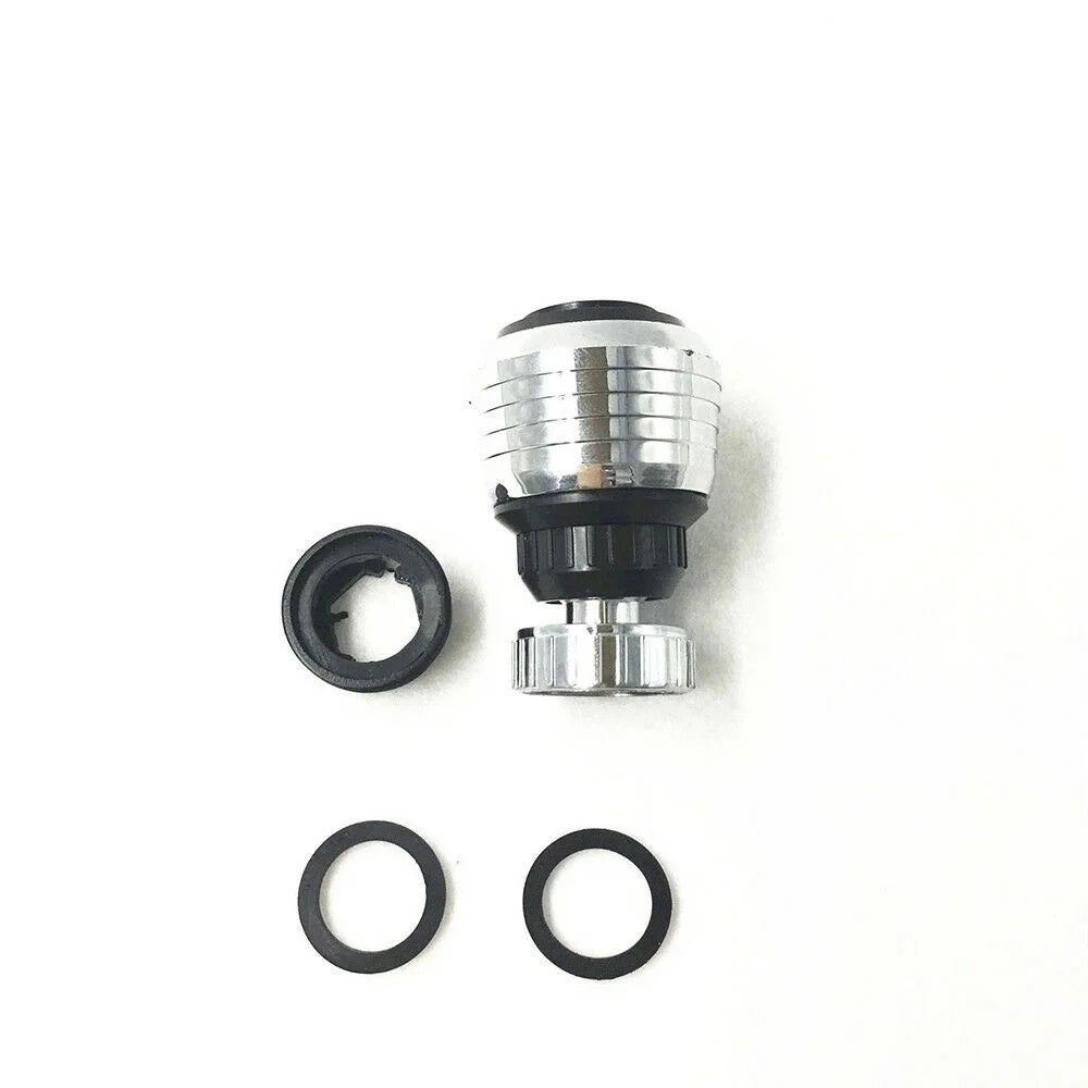 360 Degree Swivel Faucet Aerator with Dual Spray Modes and Water Saving Design for Kitchen Sink Use