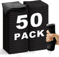 Black Microfiber Cleaning Cloth Set with Soft Lint Free Absorbent Fabric for Household Kitchen Office and Car Cleaning