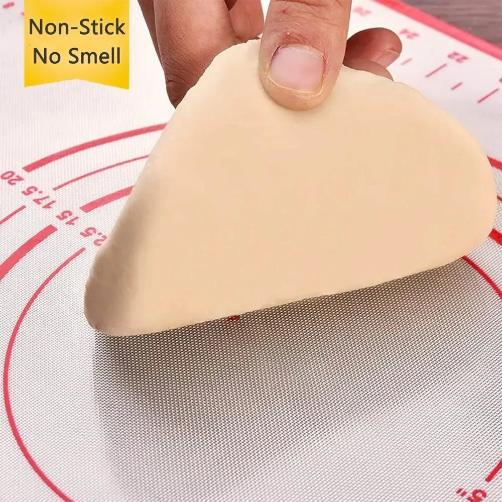 Silicone Baking Mat Non Stick Heat Resistant Surface for Dough Rolling Baking and Kneading Use