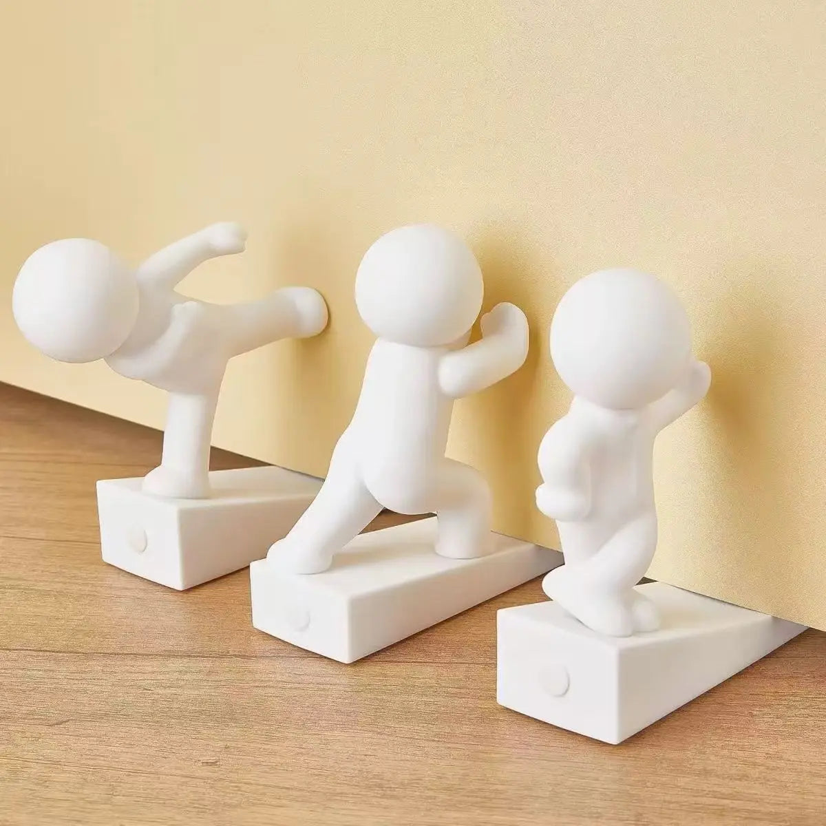 Character Door Stop with Non Slip Decorative Design for Bedrooms Living Spaces and Everyday Door Protection
