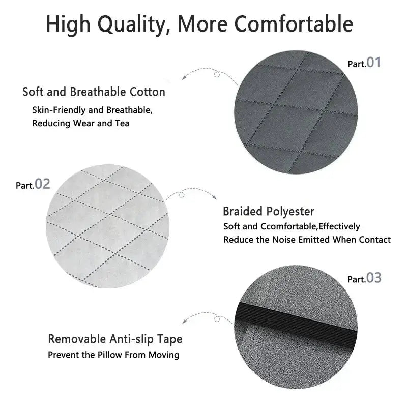 Ultralight Inflatable Travel Pillow with Soft Washable Cover for Camping and Backpacking Support