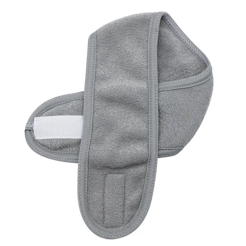Microfiber Spa Headband with Adjustable Fit and Soft Stretch Design for Face Washing Makeup and Daily Care
