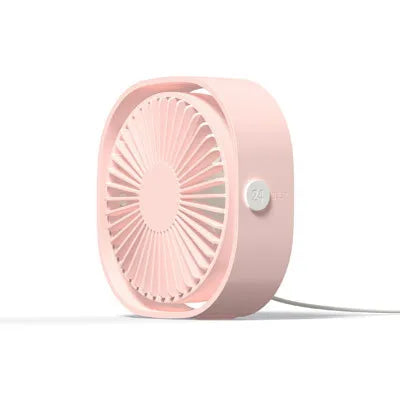 Mini USB Desktop Fan with 3 Speed Control and 360° Adjustable Angle for Office, Home and Travel