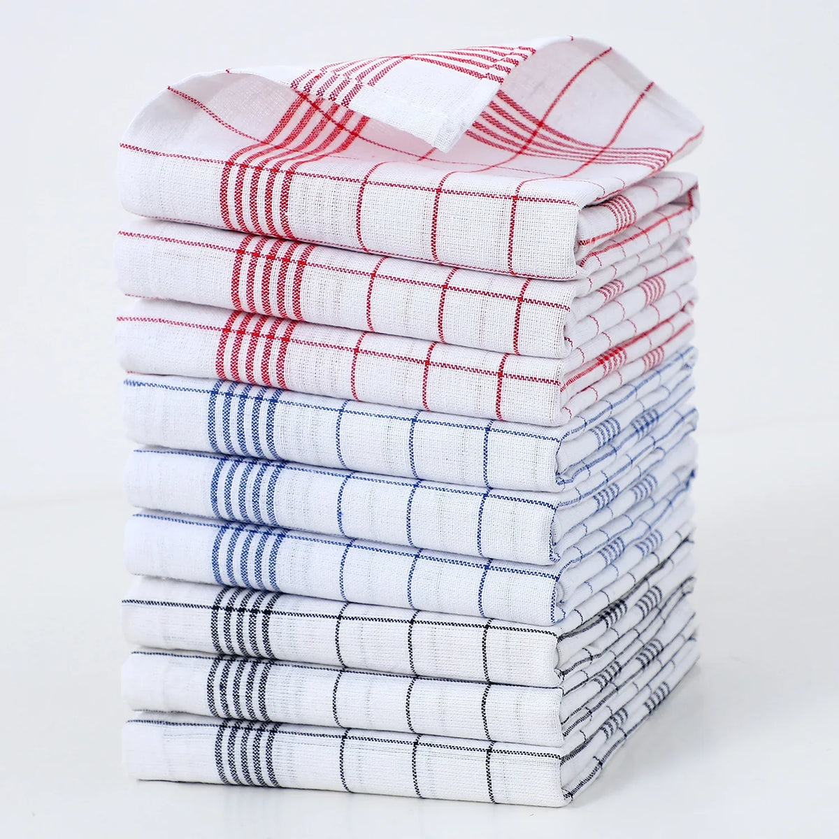 Kitchen Dish Towels Set with Soft Absorbent Lint Free Weave for Everyday Cooking and Serving
