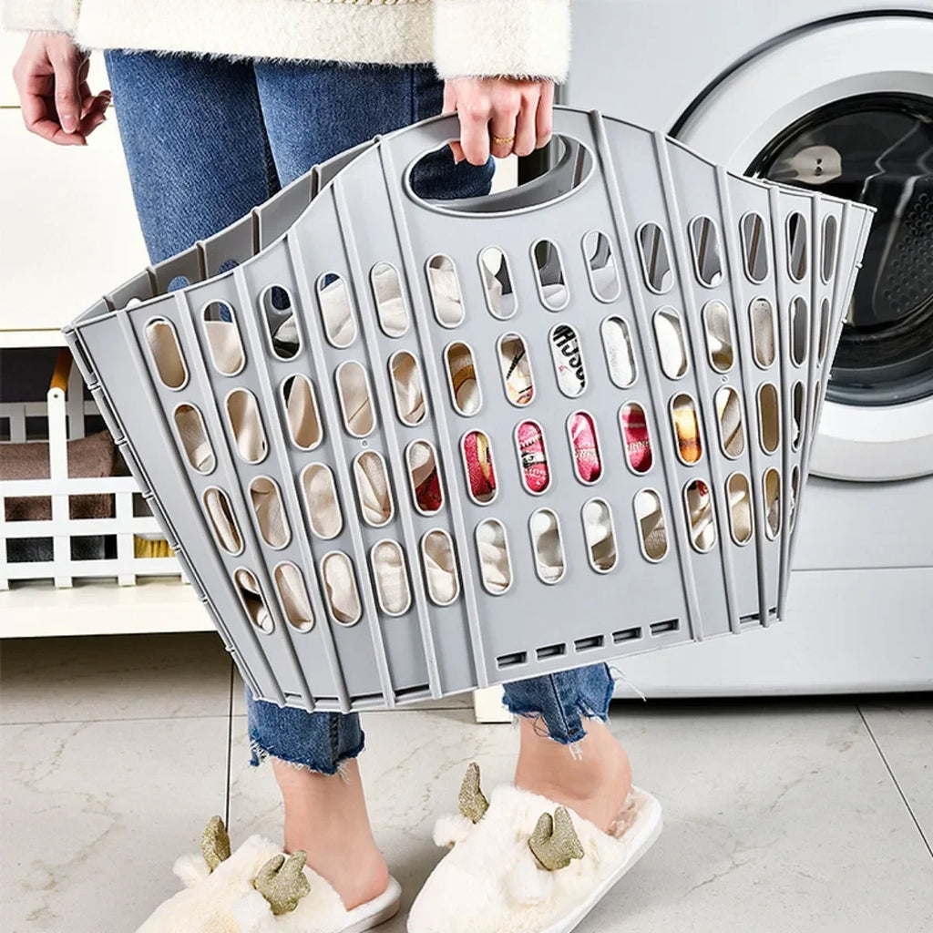 Foldable Laundry Hamper Portable High Capacity Clothes Basket