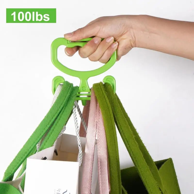 Heavy Duty Grocery Bag Carrier Handle with Comfortable Grip for Carrying Shopping Bags Buckets and Supplies