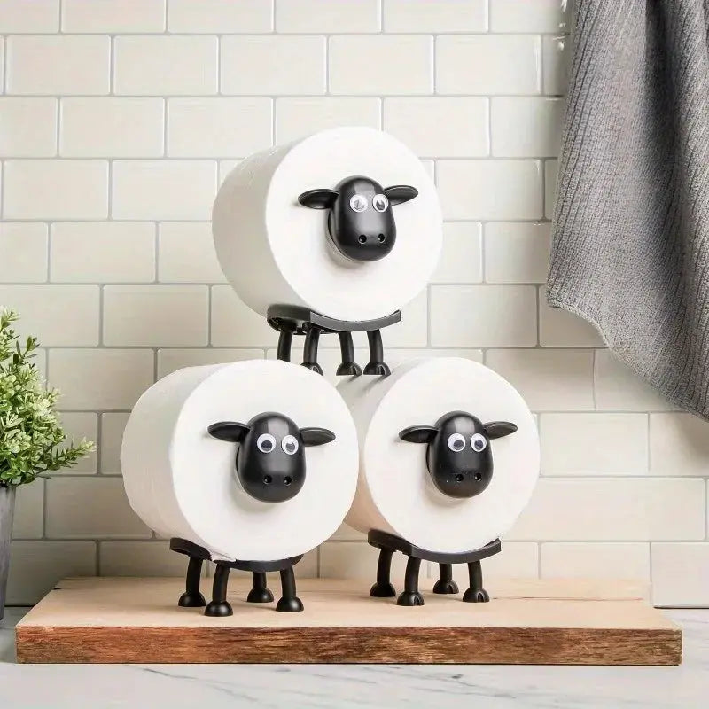 Sheep Toilet Paper Holder Stand for Bathroom Decor